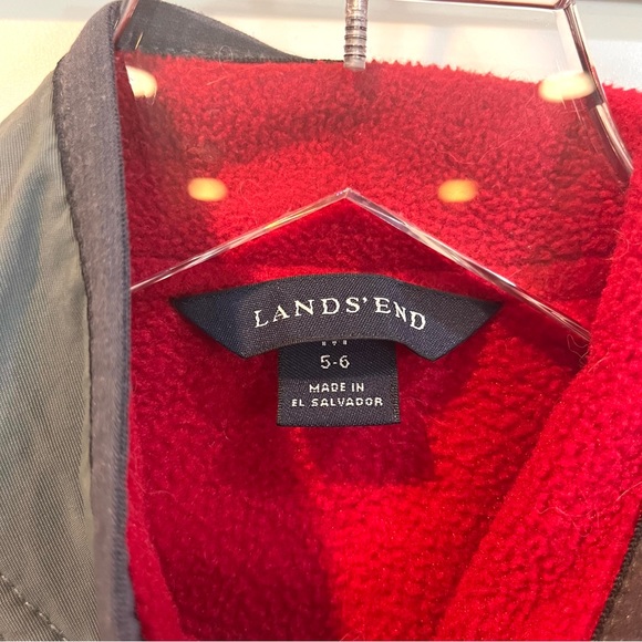 Lands End zip up Fleece jacket - Picture 3 of 8